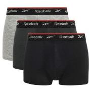 Reebok 3P Redgrave Sports Trunk Schwarz/Grau Polyester Small Herren