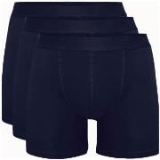 Resteröds 3P Bamboo Boxer Long leg Marine Small Herren