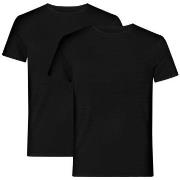 Resteröds 2P Bamboo Crew Neck Slim Fit Schwarz Small Herren