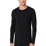 Schiesser 95-5 Organic Cotton Long Sleeve Shirt Schwarz Ökologische Ba...