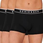 Schiesser 3P 95-5 Organic Cotton Rio Boxer Schwarz Small Herren