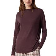 Schiesser Mix and Relax Long Interlock Shirt Braun 38 Damen