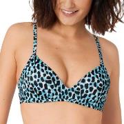 Sloggi Koh Tachai Padded Bikini Bralette Schwarz/Blau Large Damen