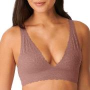 Sloggi BH ZERO Feel Lace 2.0 Bra Top Hellbraun Small Damen