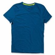 Stedman Active 140 Crew Neck Blau Polyester Small Herren