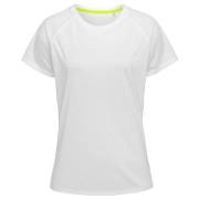 Stedman Active 140 Raglan For Women Weiß Polyester Small Damen