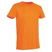 Stedman Active Sports-T For Men Orange Polyester Small Herren