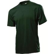 Stedman Classic Men T-shirt Dunkelgrün Baumwolle Small Herren