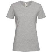 Stedman Classic T Organic Women Crew Neck Grau Ökologische Baumwolle S...