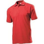 Stedman Polo Men Rot Baumwolle Small Herren