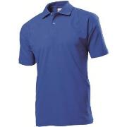 Stedman Polo Men Royalblau Baumwolle Small Herren