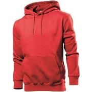 Stedman Sweatshirt Hooded Men Rot Small Herren