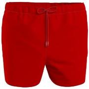 Tommy Hilfiger Badehosen Solid Swimshorts Rot Small Herren