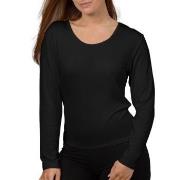 Trofe Bamboo Solids Longsleeve Top Schwarz Bambus Small Damen