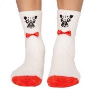 PJ Salvage Fun Sock Weiß Muster Polyester One Size Damen