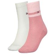 Tommy Hilfiger 2P Women Gifting Boucle Stripe Sock Weiß/Rosa Gr 39/42 ...