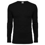 Dovre Long Sleeve Crew Neck Schwarz Baumwolle Small Herren