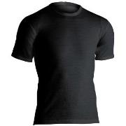 Dovre Wool T-shirt Schwarz Merinowolle Small Herren