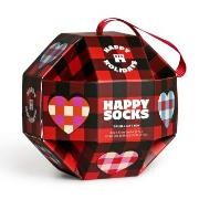 Happy Sock Bauble Sock Gift Set Rot Muster Modal Gr 41/46