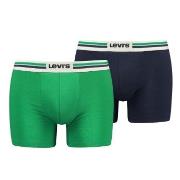 Levis 2P Men Sportswear Logo Boxer Brief Blau/Grün Baumwolle Medium He...