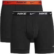 Nike 6P Cotton Stretch Boxer Brief Schwarz/Orange Baumwolle Medium Her...