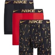 Nike 3P Everyday Essentials Micro Boxer Brief Schwarz/gold Polyester M...