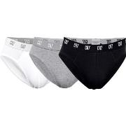 CR7 Cristiano Ronaldo 3P Basic Brief Schwarz/Weiß Baumwolle Small Herr...