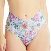 Hanky Panky 2P Signature Lace Print Retro Thong Blau Muster Nylon One ...