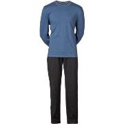 JBS Long Sleeve Pyjamas 130 Blau Baumwolle Small Herren