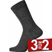 Egtved Pure Cotton Socks Dunkelgrau Baumwolle Gr 45/48 Herren