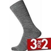 Egtved Wool Twin Sock Grau Gr 45/48