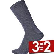 Egtved Wool Twin Sock Blau Gr 45/48