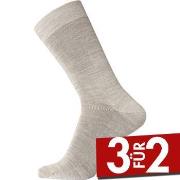 Egtved Wool Twin Sock Beige Gr 45/48