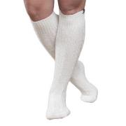 Trofe Cotton Knee High Sock Weiß Gr 39/42 Damen