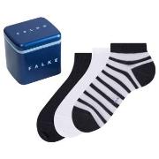 Falke 3P Ankle Sock Happy Box Weiß Baumwolle Gr 39/42