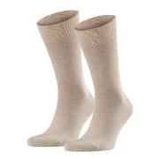 Falke 2P Happy Socks Sand Gr 39/42 Herren