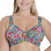 Miss Mary Amazonas Bikini Top Blau mit Blume B 75 Damen