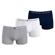 Tommy Hilfiger 3P Original Trunks Weiß/Grau Baumwolle Small Herren