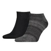 Calvin Klein 2P Men Shadow Sneaker Socks Schwarz One Size Herren