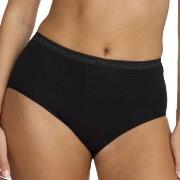 Damella Classic Cotton Midi Brief Schwarz Baumwolle Small Damen