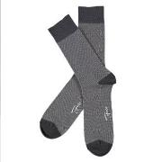 Topeco Men Sock Mercerized Cotton Dots Dunkelgrau Gr 41/45 Herren