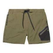 Panos Emporio Badehosen Tech Boardshorts Dunkelgrün Polyamid Small Her...