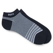 BOSS 2P Bamboo Ankle Socks Dunkelblau Gr 39/42 Herren