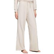 Tommy Hilfiger Established Wide Leg Pants Crème Small Damen