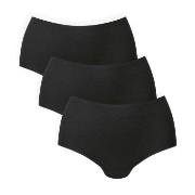 Anita 3P Essentials High Waisted Briefs Schwarz L/XL Damen