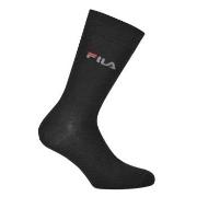 FILA 3P Lifestyle Plain Socks Schwarz Gr 39/42