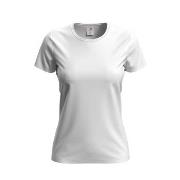 Stedman Comfort-T Crew Neck T-shirt Weiß Baumwolle Small Damen