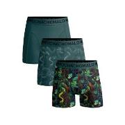 Muchachomalo 3P Cotton Stretch Boxer Grün gemustert Baumwolle Large He...