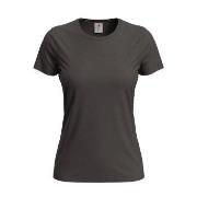 Stedman Classic Women T-shirt Dunkelbraun Baumwolle Small Damen