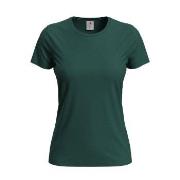 Stedman Classic Women T-shirt Dunkelgrün Baumwolle Small Damen